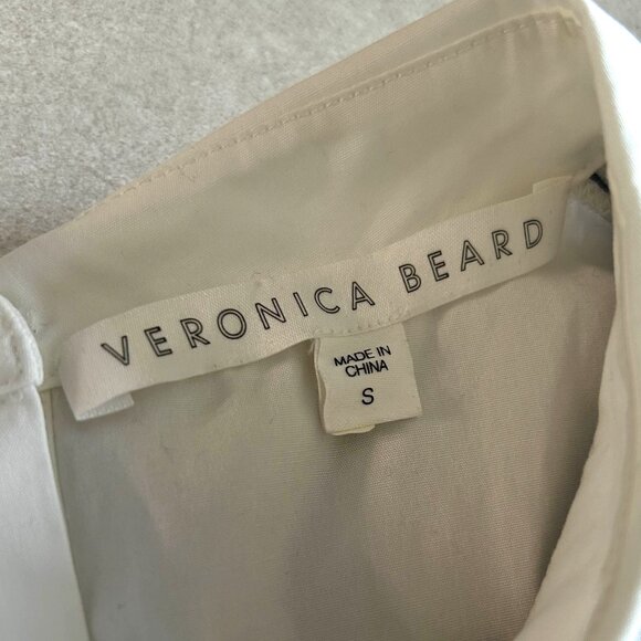 Veronica Beard Collared Button Back Striped Shirt Sweater ASO Spencer Hastings - Picture 7 of 11